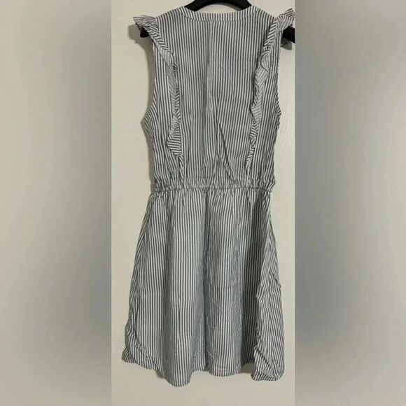 Old Navy Striped Dress | Light Blue and White | Size Small - Picture 4 of 5
